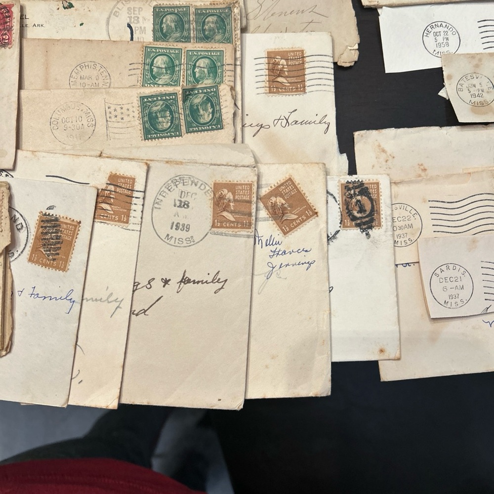 Vintage Stamped Envelopes Collection lot of 106 postmarked 1902-1960 - Picture 13 of 15